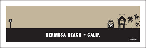 HERMOSA BEACH ~ SURF HUT ~ 8x24