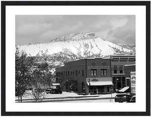 HOGS BACK RIDGE ~ WINTER ~ HISTORIC DOWNTOWN ~ DURANGO ~ 3:4
