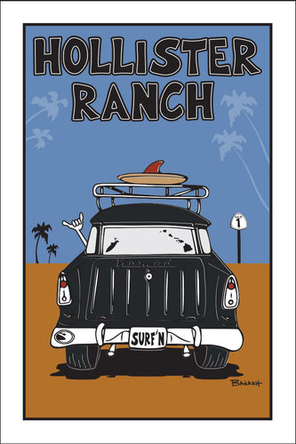 HOLLISTER RANCH ~ SURF NOMAD TAIL ~ SAND LINES ~ 12x18