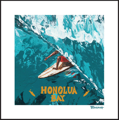 HONOLUA BAY ~ TUCK ~ 12x12