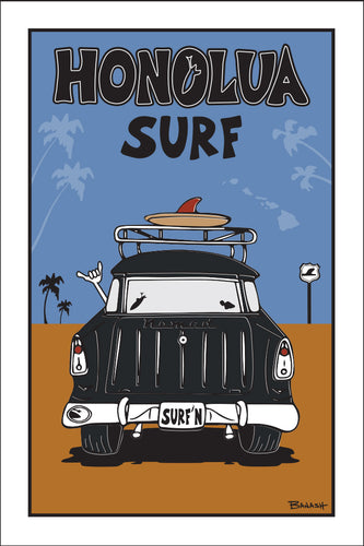 HONOLUA BAY ~ SURF NOMAD TAIL ~ SAND LINES ~ 2:3