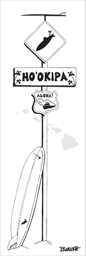 HO'OKIPA ~ PAI'A ~ HWY 36 ~ LONGBOARD ~ SURF XING ~ 1:3