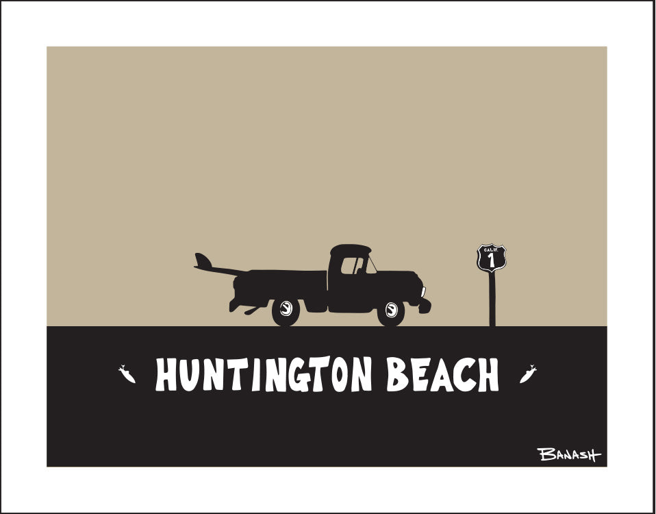 HUNTINGTON BEACH ~ SURF PICKUP ~ 3:4