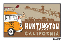 Load image into Gallery viewer, HUNTINGTON BEACH ~ GREM 10 ~ SURF BUS ~ PIER ~ 2:3