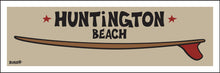 Load image into Gallery viewer, HUNTINGTON BEACH ~ RED FIN ~ SURFBOARD ~ 1:3