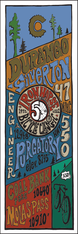 IRON HORSE BICYCLE CLASSIC ~ DURANGO SILVERTON ROUTE ~ IHBC 50TH ~ 1:3