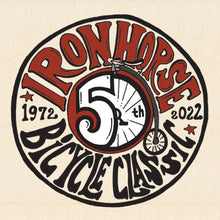 Load image into Gallery viewer, IRON HORSE BICYCLE CLASSIC ~ LOGO ~ 1972-2022 ~ 50 YEARS ~ 1:1