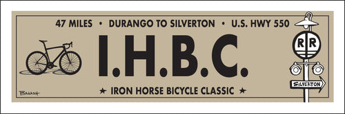 I.H.B.C. ~ IRON HORSE BICYCLE CLASSIC ~ DURANGO TO SILVERTON ~ HWY 550 ~ 8x24