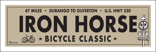 IRON HORSE BICYCLE CLASSIC ~ DURANGO TO SILVERTON ~ HWY 550 ~ 8x24