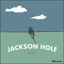 Load image into Gallery viewer, JACKSON HOLE ~ 6237' ~ MOUNTAIN BIKE ~ 1:1