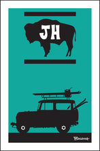 Load image into Gallery viewer, JACKSON HOLE ~ BISON ~ SKI LAND CRUISER II ~ SEAFOAM ~ 2:3