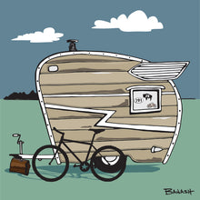 Load image into Gallery viewer, JACKSON HOLE ~ TEAR DROP CAMPER ~ MOUNTAIN BIKE ~ TETONS ~ 1:1