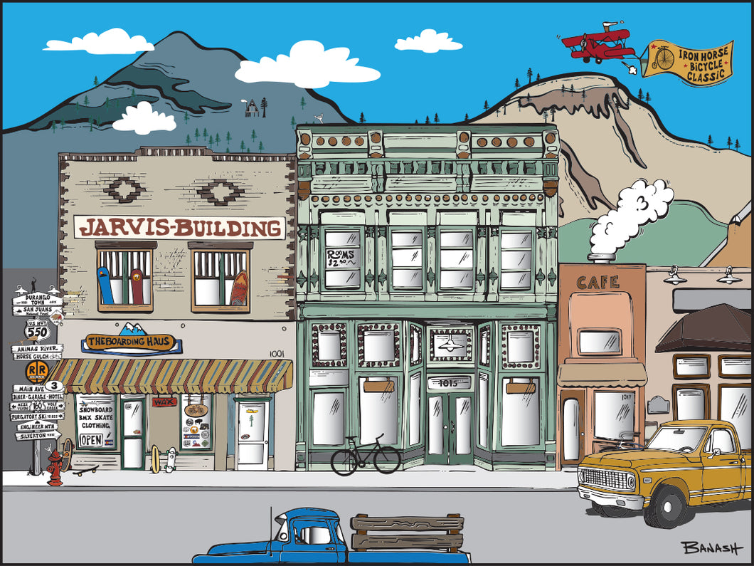 JARVIS BUILDING ~ HISTORIC DOWNTOWN ~ DURANGO ~ MAIN AVE ~ 3:4