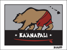 Load image into Gallery viewer, KA&#39;ANAPALI TOWN ~ SURF BEAR ~ 3:4