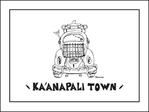 KA'ANAPALI TOWN ~ SURF BUG TAIL ~ CATCH A LINE ~ 3:4