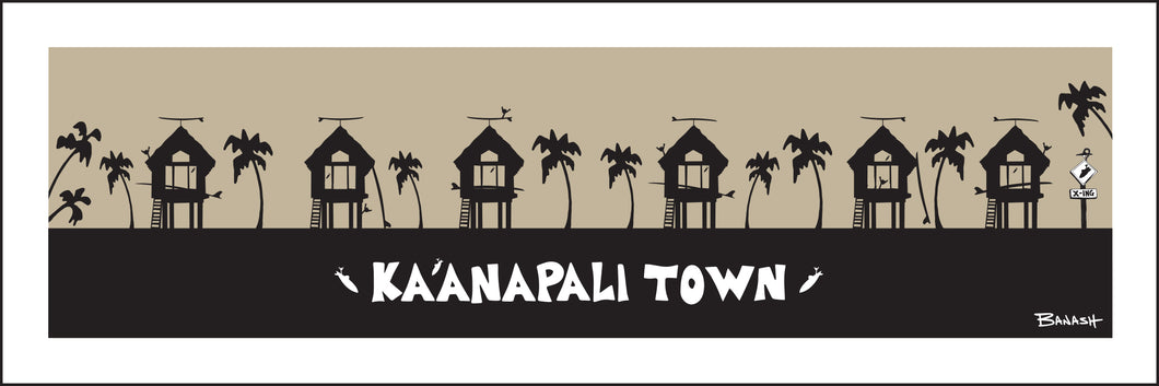 KA'ANAPALI TOWN ~ SURF HUTS ~ 1:3