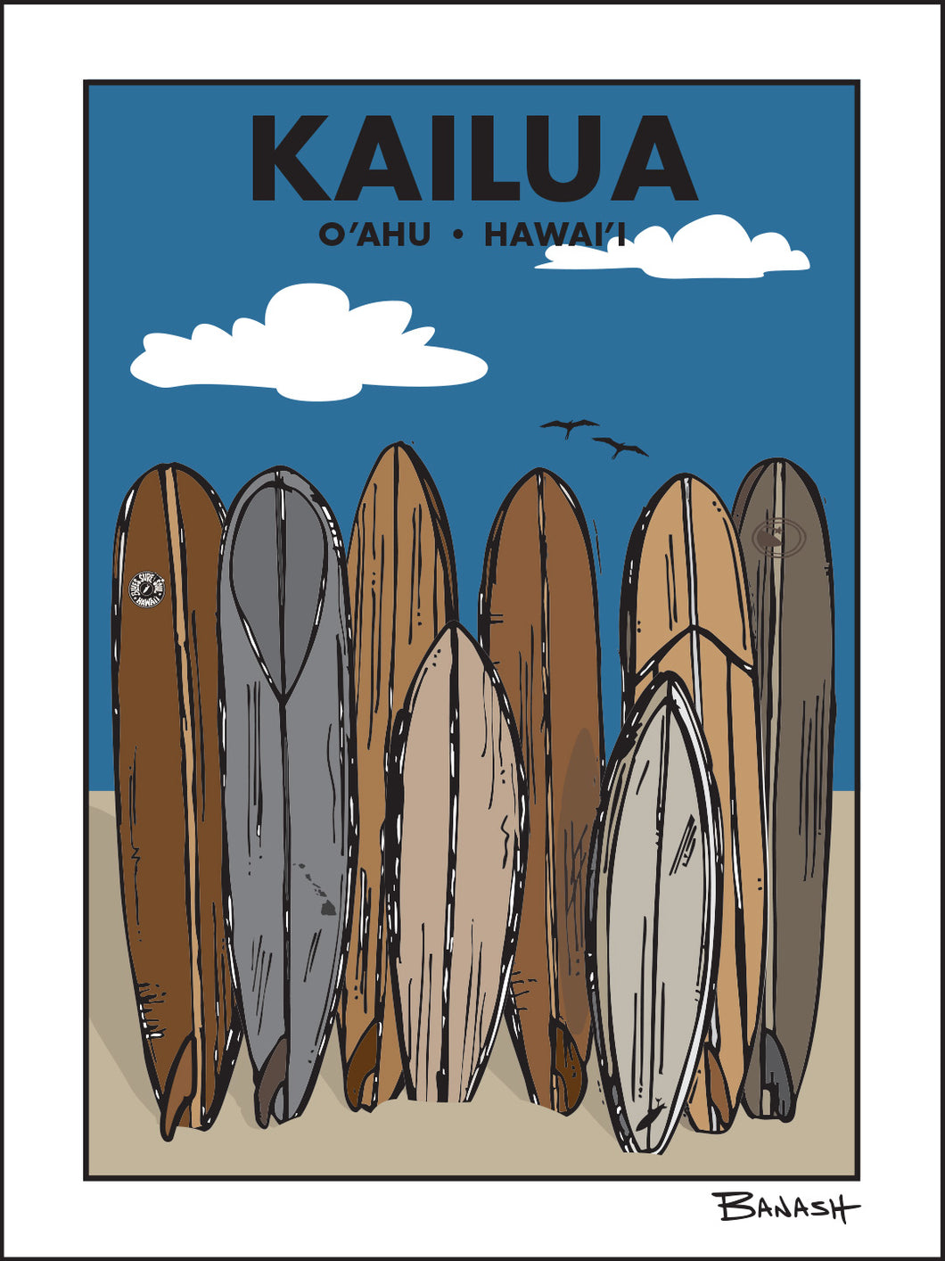 KAILUA ~ SURF QUIVER ~ 3:4