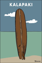 Load image into Gallery viewer, KALAPAKI BEACH ~ KAUA'I ~ VINTAGE LONGBOARD ~ 2:3