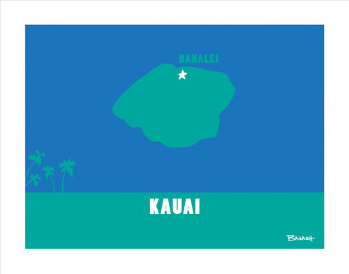 HANALEI ~ KAUA'I ISLAND ~ SEAFOAM ~ 3:4