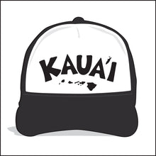Load image into Gallery viewer, KAUA'I ~ TIKI STYLE ~ ISLANDS ~ HAWAI'I ~ GRAPHIC HAT