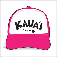 Load image into Gallery viewer, KAUA'I ~ TIKI STYLE ~ ISLANDS ~ HAWAI'I ~ GRAPHIC HAT