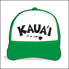 Load image into Gallery viewer, KAUA'I ~ TIKI STYLE ~ ISLANDS ~ HAWAI'I ~ GRAPHIC HAT
