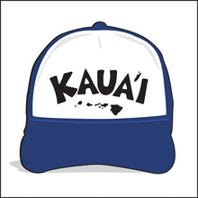 Load image into Gallery viewer, KAUA'I ~ TIKI STYLE ~ ISLANDS ~ HAWAI'I ~ GRAPHIC HAT