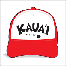 Load image into Gallery viewer, KAUA'I ~ TIKI STYLE ~ ISLANDS ~ HAWAI'I ~ GRAPHIC HAT