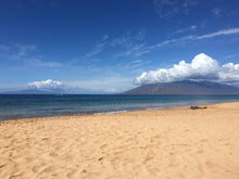 Load image into Gallery viewer, KEAWAKAPU BEACH ~ MAUI MOUNTAIN ~ 16x20