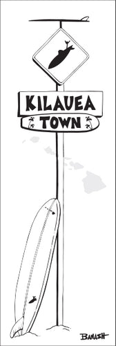 KILAUEA TOWN ~ SURF XING ~ LONGBOARD ~ 1:3