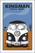 Load image into Gallery viewer, KINGMAN ~ ROUTE 66 ~ ARIZONA ~ SIMPLE DESERT BUS GRILL ~ 12x18
