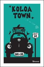Load image into Gallery viewer, KOLOA TOWN ~ KAUA&#39;I ~ SURF BUG GRILL ~ SEAFOAM ~ 2:3