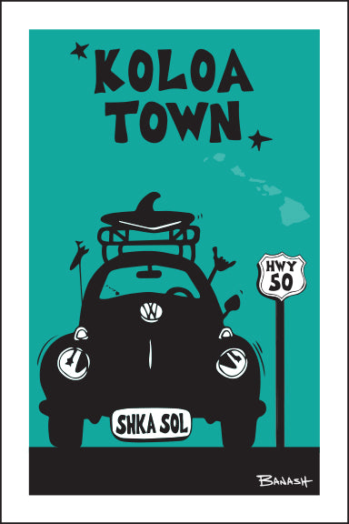 KOLOA TOWN ~ KAUA'I ~ SURF BUG GRILL ~ SEAFOAM ~ 2:3