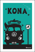 Load image into Gallery viewer, KONA ~ BIG ISLAND ~ SURF BUS GRILL ~ SEAFOAM ~ 2:3