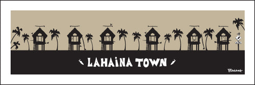 LAHAINA TOWN ~ SURF HUTS ~ 1:3