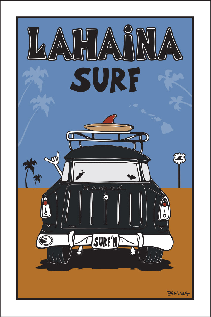 LAHAINA TOWN ~ SURF ~ SURF NOMAD TAIL ~ SAND LINES ~ 2:3