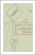 Load image into Gallery viewer, LAHAINA TOWN ~ LONGBOARD ~ SURF XING ~ DRIFTWOOD ~ 2:3