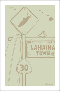 LAHAINA TOWN ~ LONGBOARD ~ SURF XING ~ DRIFTWOOD ~ 2:3