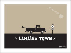 LAHAINA TOWN ~ SURF PICKUP ~ 3:4