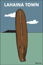 Load image into Gallery viewer, LAHAINA TOWN ~ VINTAGE LONGBOARD ~ 2:3