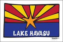Load image into Gallery viewer, LAKE HAVASU ~ SUNRISE ~ ARIZONA ~ FLAG ~ LOOSE ~ 2:3