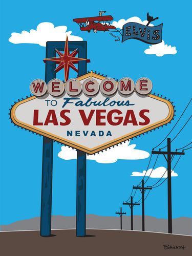 LAS VEGAS ~ WELCOME SIGN ~ 3:4