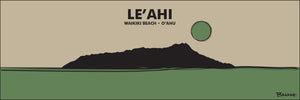 LE'AHI ~ WAIKIKI BEACH ~ O'AHU ~ 8x24