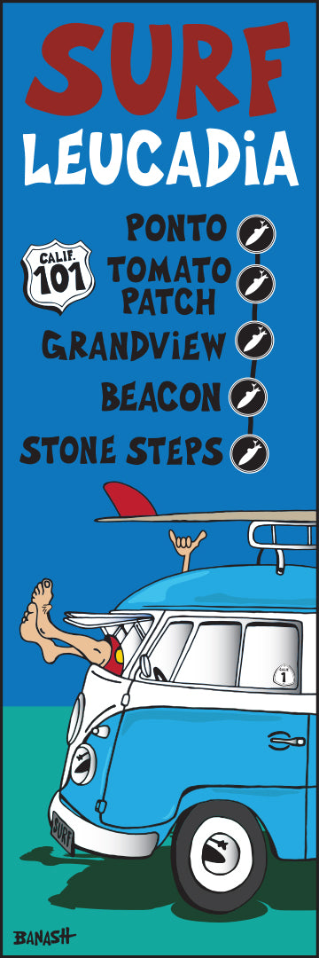 LEUCADIA ~ SURF ~ GREM 10 SURF BUS ~ SURF BREAKS ~ 1:3