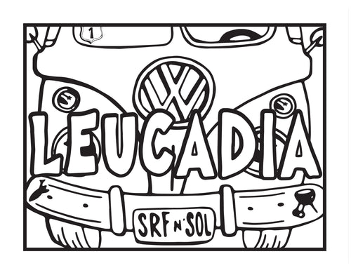 LEUCADIA ~ SURF BUS GRILL BUMPER ~ CATCH A LINE ~ 3:4