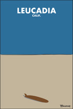 Load image into Gallery viewer, LEUCADIA ~ CALIF. ~ LONGBOARD ~ SAND ~ INDIGO SKY ~ 2:3