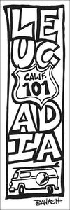 LEUCADIA ~ CALIF. 101 ~ SURF BUS ~ STACKED ~ 1:3