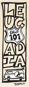 LEUCADIA ~ CALIF. 101 ~ SURF BUS ~ STACKED ~ 1:3