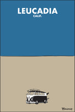 Load image into Gallery viewer, LEUCADIA ~ CALIF. ~ SURF BUS ~ SAND ~ INDIGO SKY ~ 2:3