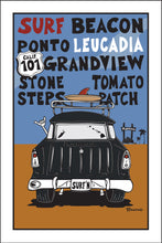 Load image into Gallery viewer, LEUCADIA ~ SURF BREAKS ~ HWY 101 ~ SAND LINES ~ 2:3